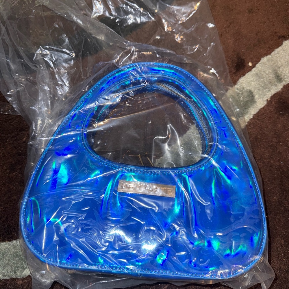 Iridescent Blue Women's Shoulder Bag